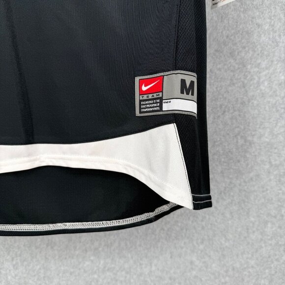 Nike Womens US Team Game Soccer Jersey Size M Black White Short Sleeve Plain NWD - Picture 2 of 15